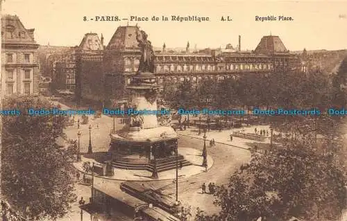 R060302 Paris. Platz der Republik. A. Leconte. Nr. 8