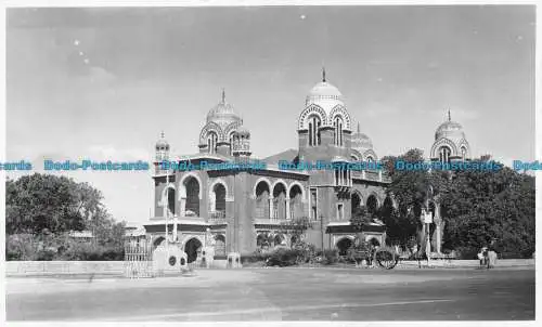 R060627 Alte Postkarte. Tempel. Indien. B. Hopkins