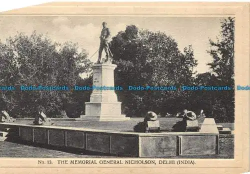 R060308 Der Memorial General Nicholson. Delhi. Indien. H.A. Mirza. Nr. 13