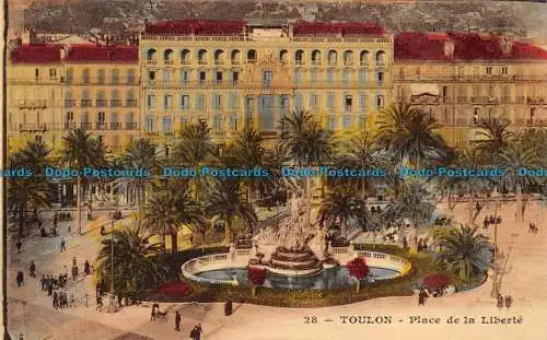 R060640 Toulon. Place de la Liberte. Laugier. Nr. 28. B. Hopkins