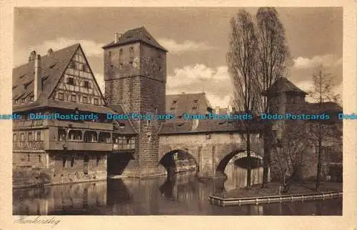 R060683 Nürnberg. Henkersteg. 1928. B. Hopkins