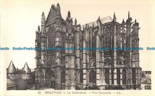 R060385 Beauvais. Die Kathedrale. Allgemeine Ansicht. LL. Nr. 23