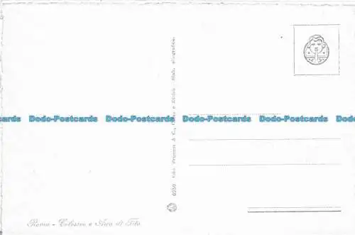 R061237 Rom. Kolosseum und Titusbogen. Brunner