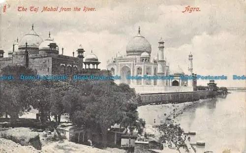 R060721 Das Taj Mahal vom Fluss. Agra. B. Hopkins