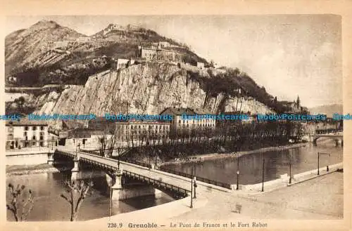 R060434 Grenoble. Die Pont de France und das Fort Rabot. A. Hourlier