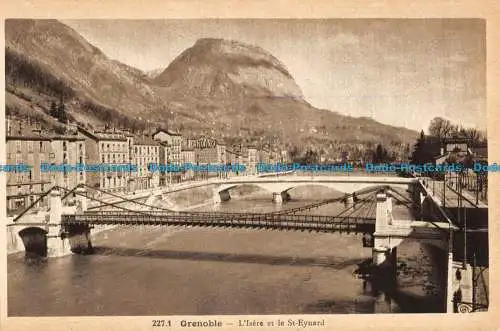 R060436 Grenoble. L Isere und St. Eynard. A. Hourlier