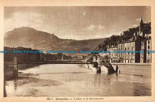 R060437 Grenoble. L Isere und der Moucherotte. A. Hourlier