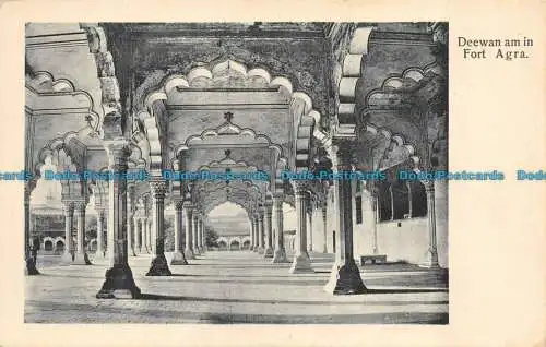 R060763 Deewan am in Fort Agra. H.A. Mirza. B. Hopkins