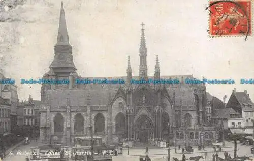 R060803 Roubeix Kirche St. Martin. 1911