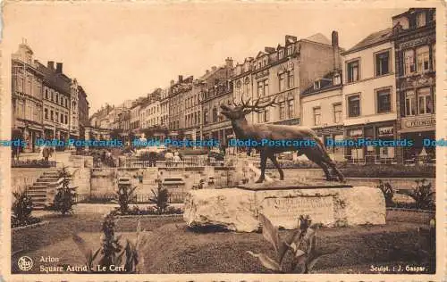 R060819 Arlon. Square Astrid Le Cerf. J. Gasper. Ern. Thill. B. Hopkins