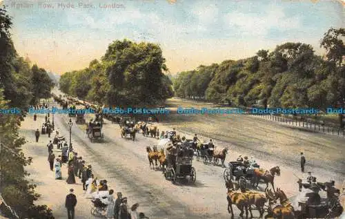 R061965 Frotten Row. Hyde Park. London. 1906