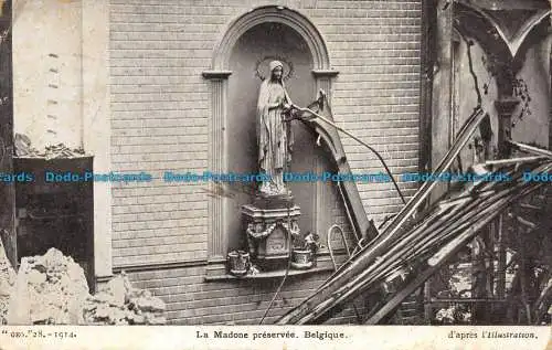 R060879 La Madonna Preservee. Belgien. 1916. B. Hopkins