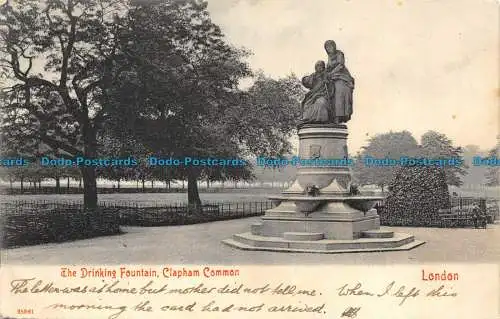 R061417 Der Trinkbrunnen. Clapham Common. London. Stengel. 1904