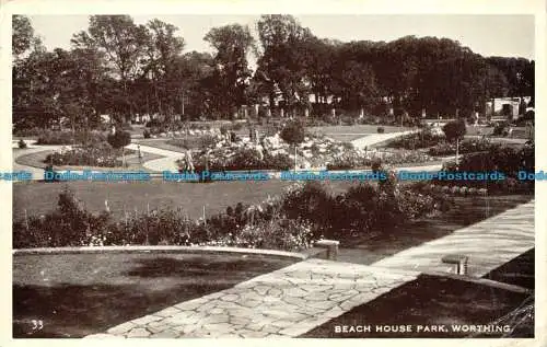 R061419 Beach House Park. Worthing. 1956