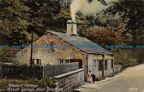 R061989 Keepers Cottage. Esholt Springs. In der Nähe von Bradford. Spiegel. 1906