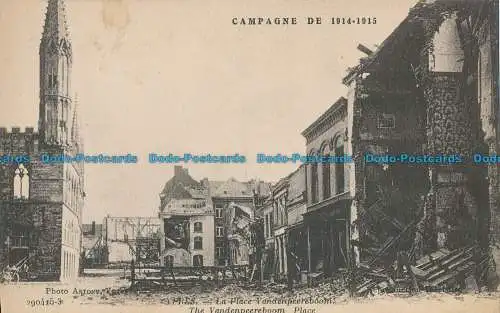 R062029 Feldzug von 1914 bis 1915. Ypern. Der Vandenpeereboom Place. Antony