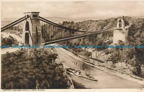 R062032 Clifton Hängebrücke und Leighholz