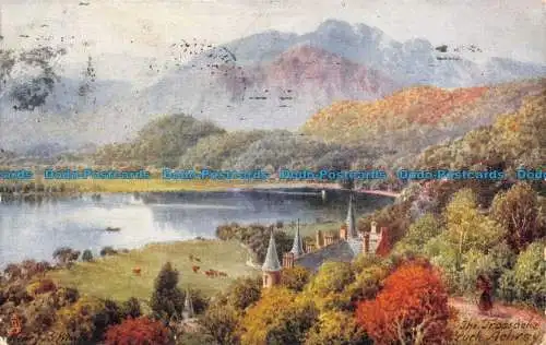 R061475 Die Trossachs. Loch Achray. Tuck. Aquarette. 1904