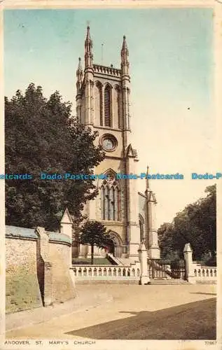 R062068 Andover. St. Marys Kirche. Photochrom. Nr. 72867