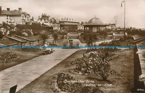 R062085 Versunkene Gärten. Clacton auf See. 1935