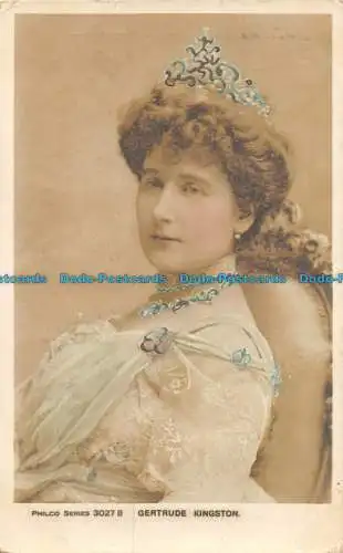 R061552 Gertrude Kingston. Philco. Nr. 3027 B. 1904