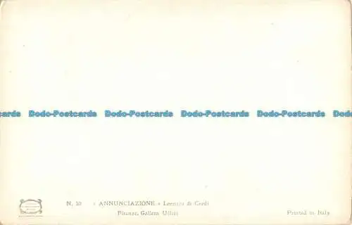 R061026 Postkarte. Anzeige. Lorenzo di Credi. Nr. 30