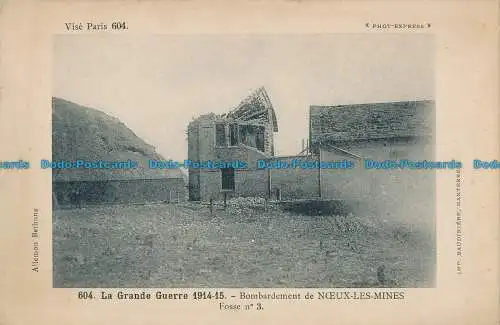 R061572 Bombardierung von Noeux les Mines. Baudiniere