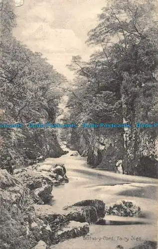 R061619 Bettws Y Coed. Fairy Glen. 1911