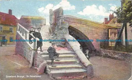 R062681 Crowland Bridge. Nr. Peterboro. 1909