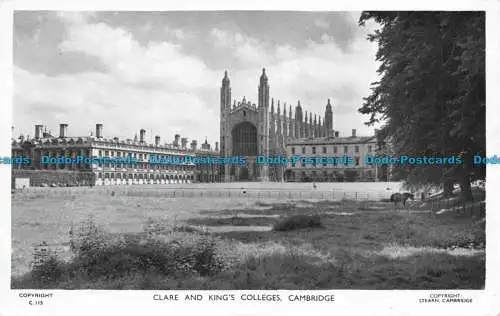 R061697 Clare and Kings Colleges. Cambridge. Stearn. RP. 1956