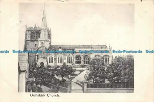 R061750 Kirche Ormskirk. 1913