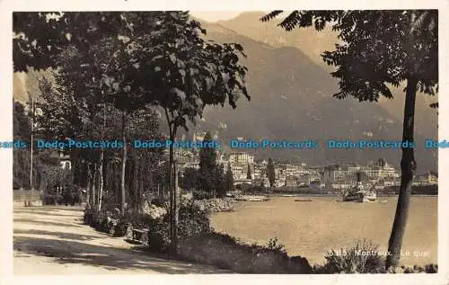 R062313 Montreux. Der Kai. Nr. 5815