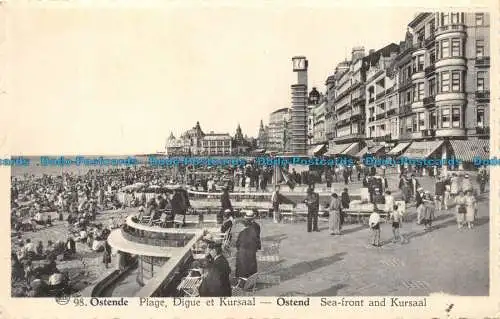 R062781 Ostende. Meerfront und Kursaal. A. Dohmen