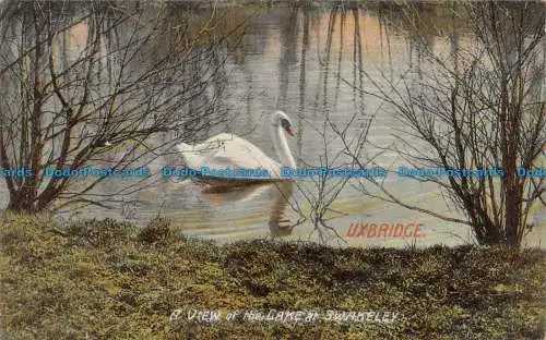 R061756 Uxbridge. Ein Blick auf den See in Swakeley. 1906