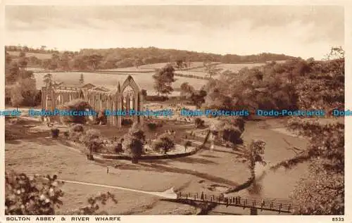 R061795 Bolton Abbey und River Wharfe. Lachs. Nr. 8533