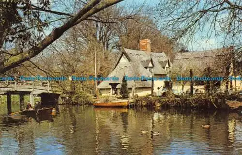 R063478 Brücke und Strohhaus. Flatford. W. Pawsey