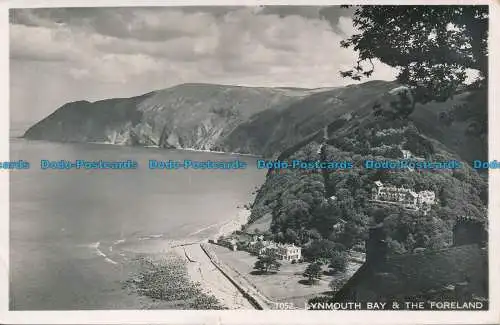 R062361 Lynmouth Bay und das Vorland. 1949