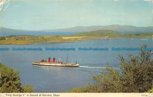 R061810 König George V. in Sound of Kerrera. Oban. Dennis. 1975