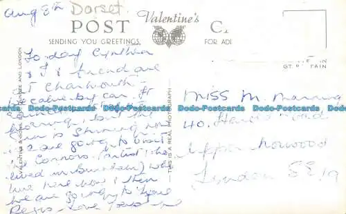 R062393 Charmouth Sands and Lyme Regis. Valentinstag. Nr. KV 23331. RP