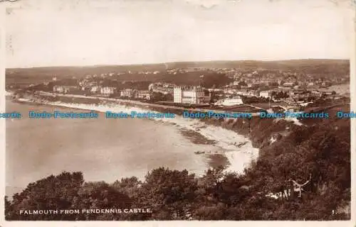 R062434 Falmouth von Pendennis Castle. RP. 1946