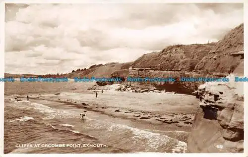 R062477 Klippen am Orcombe Point. Exmouth. RP. 1961