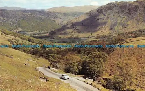 R063609 Der English Lakes Honister Pass und Borrowdale Valley. Sanderson und Dix