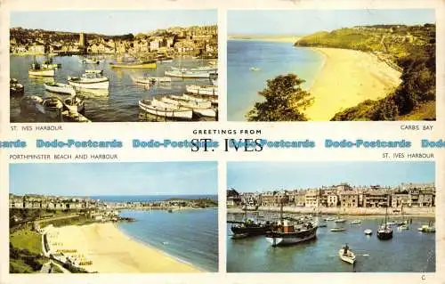 R064230 Grüße aus St. Ives. Multi-View. Jarrold. RP. 1960