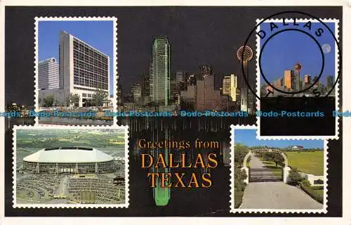 R063678 Grüße aus Dallas, Texas. Multi-View. 1990