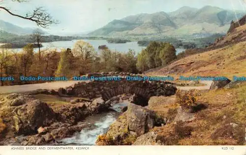 R063046 Ashnessbrücke und Derwentwater. Keswick. Jarrold. Sanderson und Dixon.