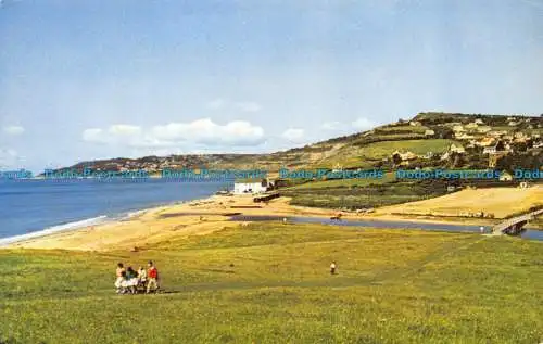 R063713 Charmouth. Dorset. Jarrold. Cotman Farbe