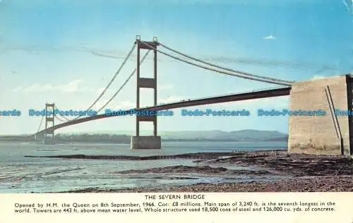 R063725 Die Severn-Brücke. 1976