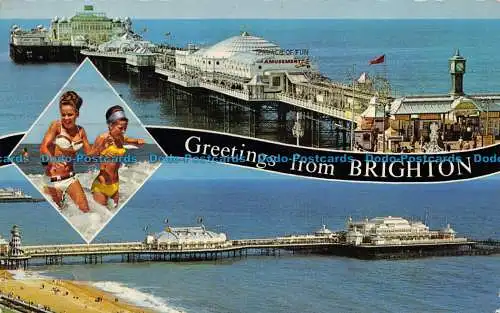 R064297 Grüße aus Brighton. Multi-View. J. Hyman. 1971