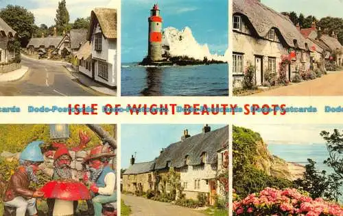 R063752 Isle of Wight. Beauty Spots. Multi-View. In der Nähe. Jarrold. 1978