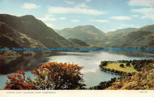 R064319 Herbstruhig. Ullswater von Gowbarrow. Jarrold. RP. 1962